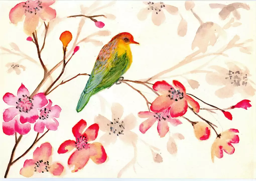 Fantasy_bird_in_flowers