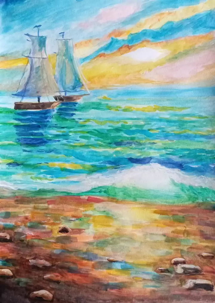 Yachts_in_the_sunrise