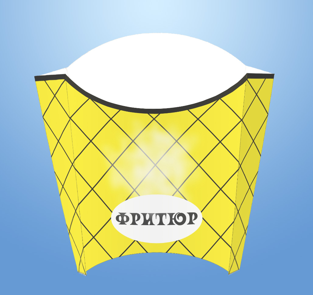 Дизайн для упаковки картошки фри